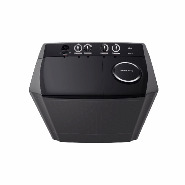 LG Washing Machine 18kg TwinTub Manual Washer with Roller Jet Pulsator, 3 Wash Program, Wind Jet Dry P2061RWPT