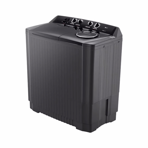 LG Washing Machine 18kg TwinTub Manual Washer with Roller Jet Pulsator, 3 Wash Program, Wind Jet Dry P2061RWPT