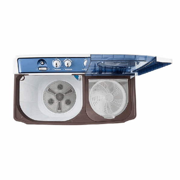LG Washing Machine 16kg TwinTub Manual Washer with Roller Jet Pulsator, 3 Wash Program, Wind Jet Dry P1961RWPT
