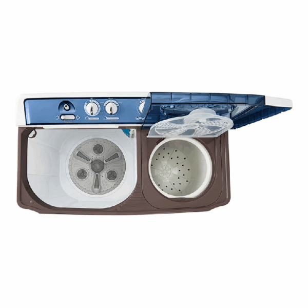 LG Washing Machine 16kg TwinTub Manual Washer with Roller Jet Pulsator, 3 Wash Program, Wind Jet Dry P1961RWPT