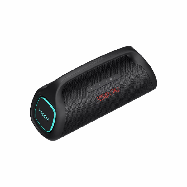 LG XBOOM Go Portable Bluetooth Speaker 80W with Stage Lighting, IP67 Waterproof, 4.5" Woofer & Horn Tweeter, Sound Boost, 24Hrs Battery Backup XG9QBK