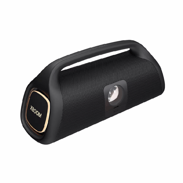 LG XBOOM Go Portable Bluetooth Speaker 80W with Stage Lighting, IP67 Waterproof, 4.5" Woofer & Horn Tweeter, Sound Boost, 24Hrs Battery Backup XG9QBK