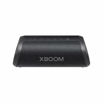 LG XBOOM Go Portable Bluetooth Speaker 30W with Stage Lighting, IP67 Waterproof, Track Type Woofer & Tweeter, Sound Boost, 24Hrs Battery Backup XG7QBK