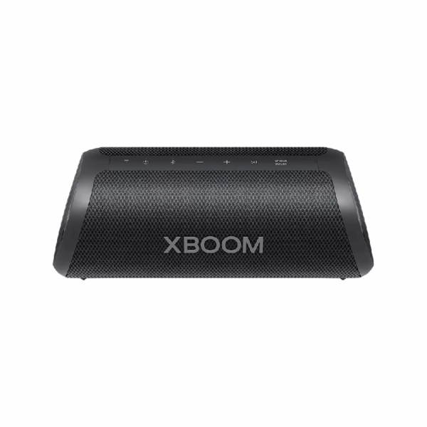 LG XBOOM Go Portable Bluetooth Speaker 30W with Stage Lighting, IP67 Waterproof, Track Type Woofer & Tweeter, Sound Boost, 24Hrs Battery Backup XG7QBK