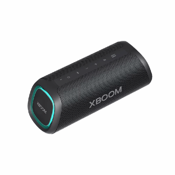 LG XBOOM Go Portable Bluetooth Speaker 30W with Stage Lighting, IP67 Waterproof, Track Type Woofer & Tweeter, Sound Boost, 24Hrs Battery Backup XG7QBK