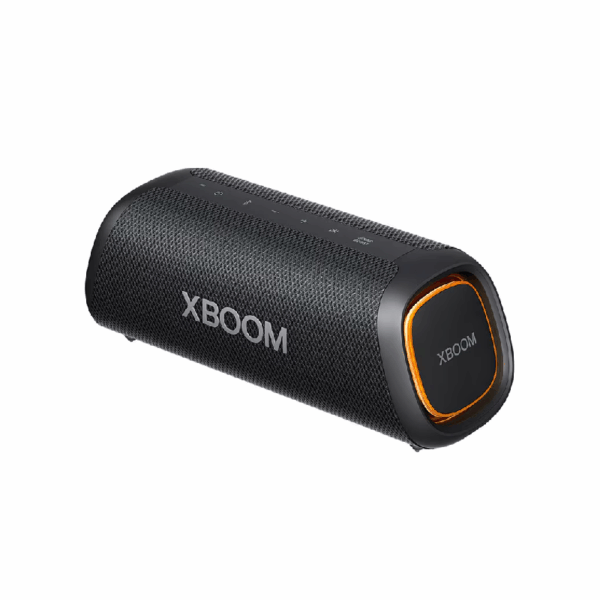 LG XBOOM Go Portable Bluetooth Speaker 30W with Stage Lighting, IP67 Waterproof, Track Type Woofer & Tweeter, Sound Boost, 24Hrs Battery Backup XG7QBK