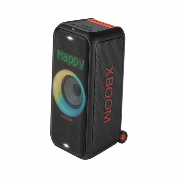 LG XBOOM Party Bluetooth Speaker 250W with Lighting, Telescopic Handle & Wheels, 20Hrs Battery, IPX4, Sound Boost XL7S
