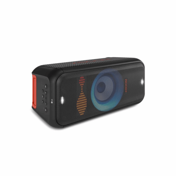 LG XBOOM Party Bluetooth Speaker 250W with Lighting, Telescopic Handle & Wheels, 20Hrs Battery, IPX4, Sound Boost XL7S