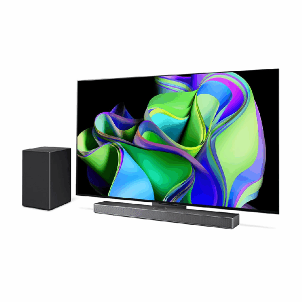 LG 65" OLED UHD 4K Smart TV evo C3 Series with HDR,AI Sound Pro, Magic Remote, Self-lit, Immersive Surround Sound, WebOS, Smart AI ThinQ 65OLEDC36LA