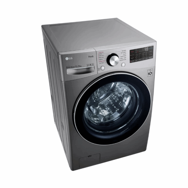 LG Washing Machine 15kg & 8kg Dryer with Artificial Intelligent Direct Drive Front Load F0L9DGP2S