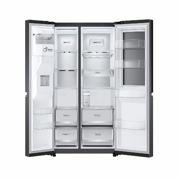 LG Refrigerator 635L InstaView Door-in-Door Black GC-X257CQES