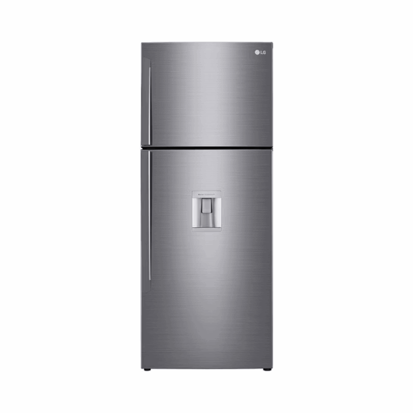 LG Refrigerator 438L Double Door Top Freezer Linear Cooling, Door Cooling, Fresh 0 Zone, Smart Inverter Linear Compressor, Hygiene Fresh, Smart ThinQ, Platinum Silver GL-T652HLCM