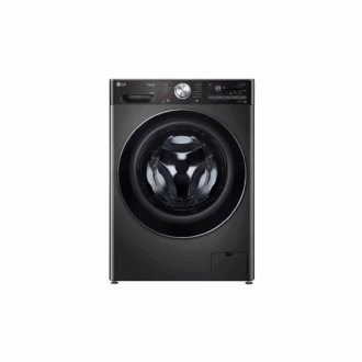 LG Washing Machine 12kg & 8kg Washer & Dryer, Front Load, AI DD, Steam, Chrome Rim, Glass Door, Smart Diagnosis, ThinQ Wi-Fi, Turbo Wash F4V9BDP2EE
