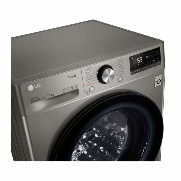 LG Washing Machine 11kg Front Load Washer with AI DD™, ThinQ™, Steam™ F4Y5EYGYPV