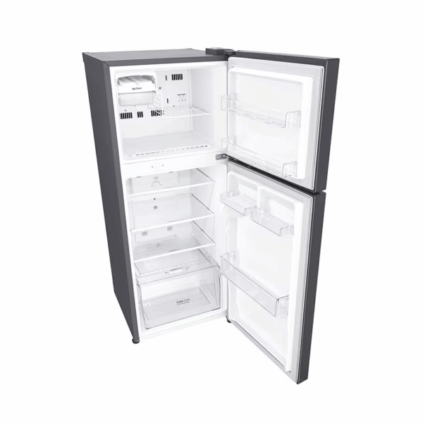 LG Refrigerator 234L Double Door, Top Freezer with Inverter Linear Compressor, Multi Air Flow Silver GC-252SLBB