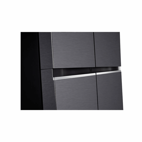 LG Refrigerator 674L Side by Side Door, with Multi Air Flow, Multi Digital Sensors, Smart Diagnosis™, Graphite GC-B257KQJW