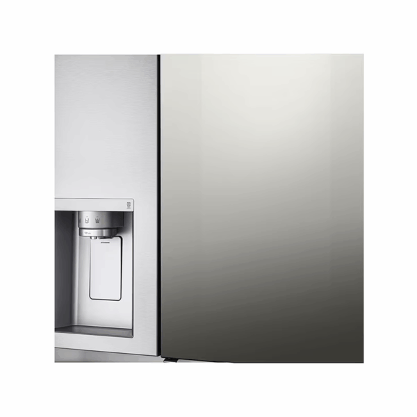 LG Refrigerator 635L Mirror InstaView Door in Door, Side by Side Door with Smart Inverter Compressor, UVnano™, Steel GC-X267MSEW