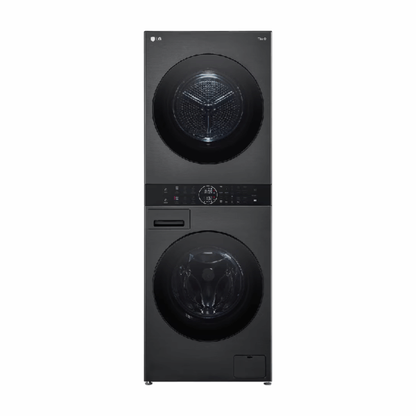 LG WashTower 13kg Washer 10kg Dryer with AI Direct Drive™, Turbo Wash 360, Smart ThinQ WT1310PB