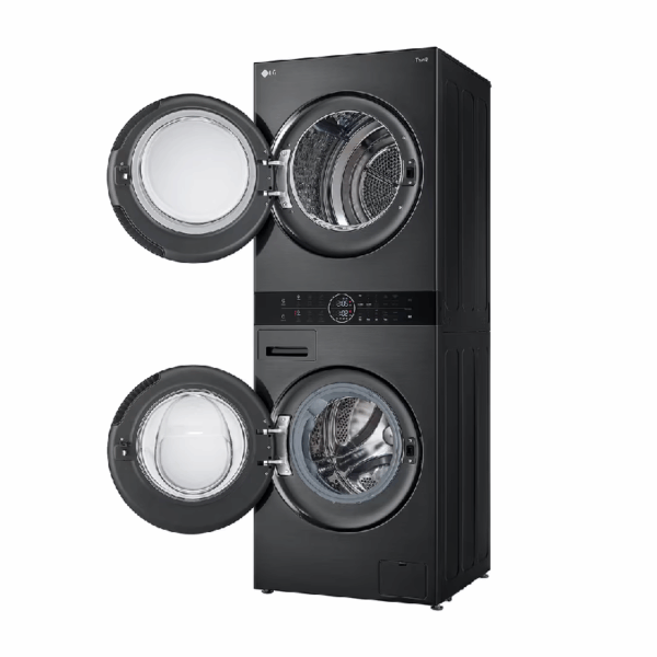 LG WashTower 13kg Washer 10kg Dryer with AI Direct Drive™, Turbo Wash 360, Smart ThinQ WT1310PB