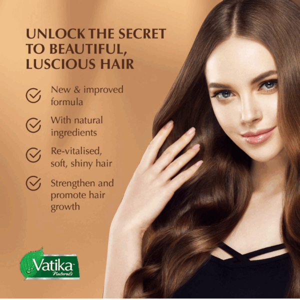 Vatika Naturals Hot Oil Treatment Tropical Coconut & Castor Oil for Volume & Thickness 500g