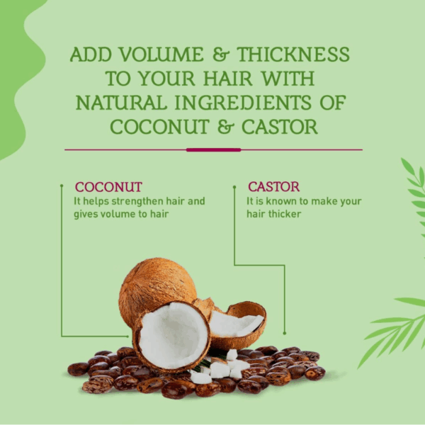 Vatika Naturals Hot Oil Treatment Tropical Coconut & Castor Oil for Volume & Thickness 1kg