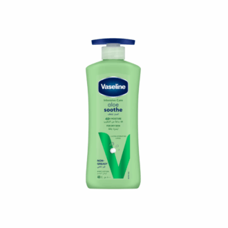 Vaseline Intensive Care Body Lotion Aloe Soothe 400ml (Set of 3pcs)