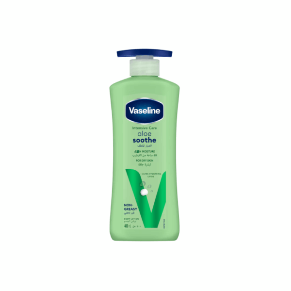 Vaseline Intensive Care Body Lotion Aloe Soothe 400ml (Set of 3pcs)