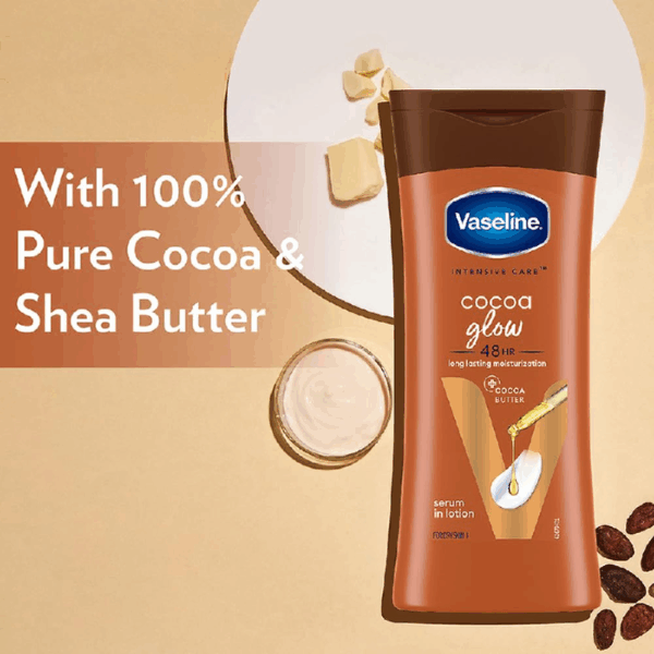 Vaseline Intensive Care Body Lotion Cocoa Glow 200ml (Set of 3pcs)