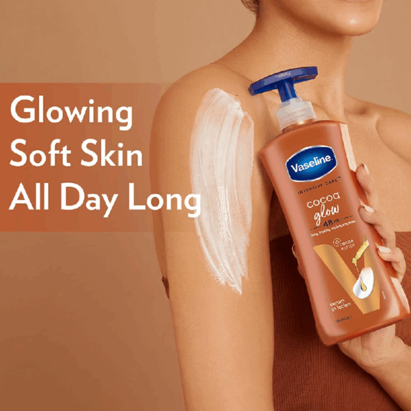 Vaseline Intensive Care Body Lotion Cocoa Glow 400ml (Set of 3pcs)