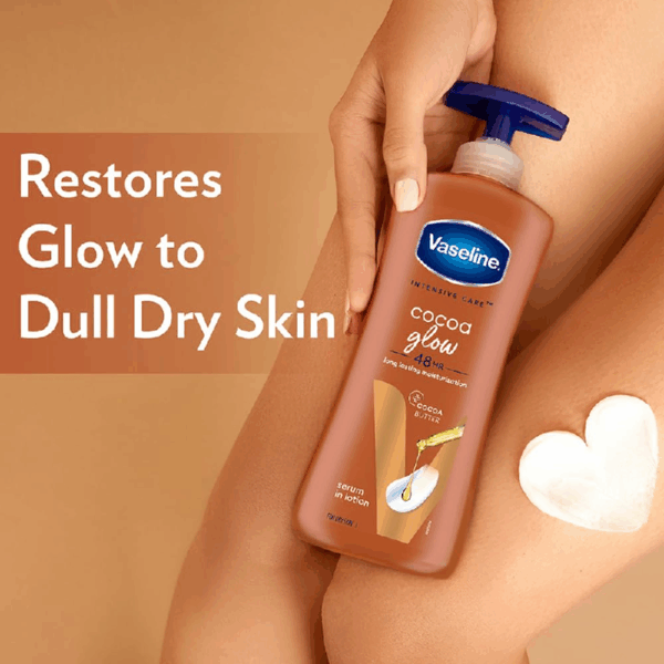 Vaseline Intensive Care Body Lotion Cocoa Glow 400ml (Set of 3pcs)