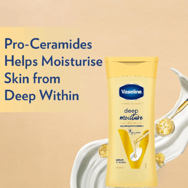 Vaseline Intensive Care Body Lotion Deep Moisture 200ml (Set of 3pcs)