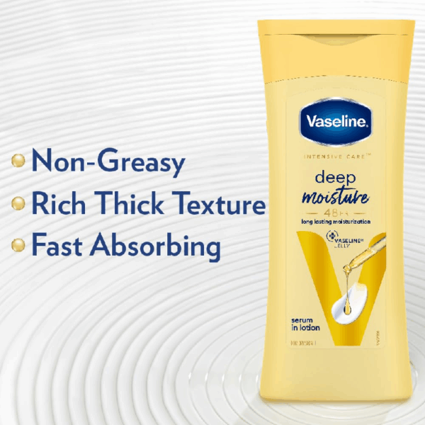 Vaseline Intensive Care Body Lotion Deep Moisture 200ml (Set of 3pcs)
