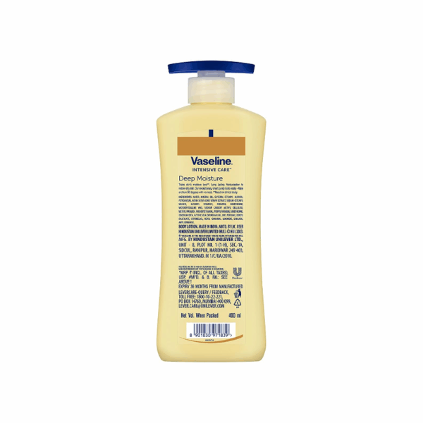 Vaseline Intensive Care Body Lotion Deep Moisture 400ml (Set of 3pcs)