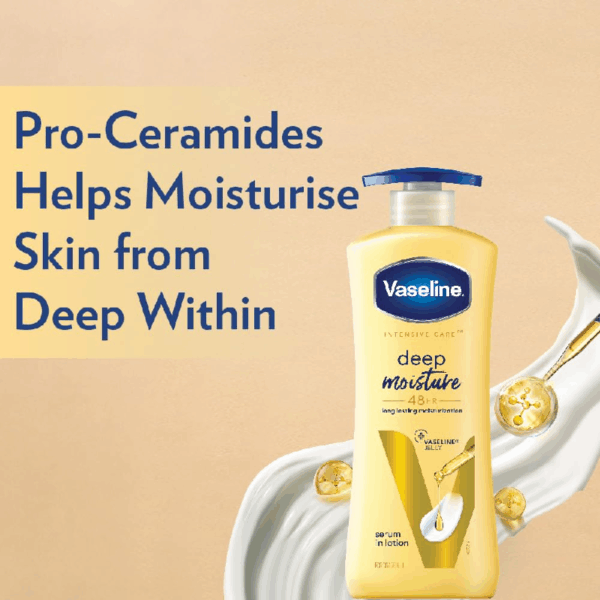 Vaseline Intensive Care Body Lotion Deep Moisture 400ml (Set of 3pcs)