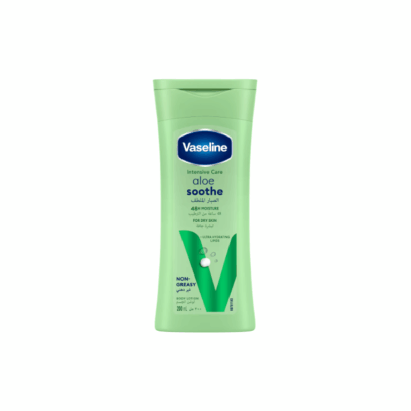 Vaseline Intensive Care Body Lotion Aloe Soothe 200ml (Set of 3pcs)