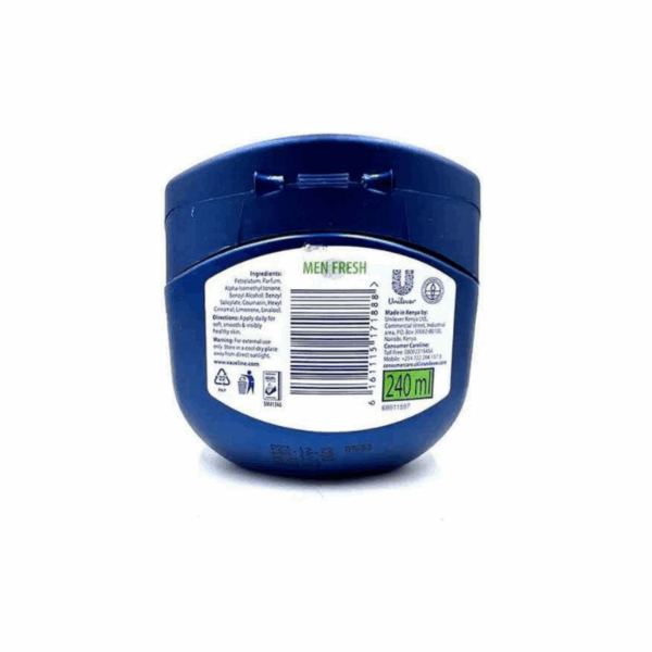 Vaseline Petroleum Jelly Men Fresh 240ml, Leaving Skin Feeling Fresh and Invigorated 68911621 (Set of 3)