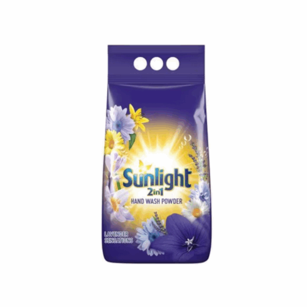 Sunlight Hand Wash Powder Lavender Fresh 3.5kg Advanced Stain Removal, Outstanding Whiteness, Long-lasting Freshness 67810001 (Set of 3)