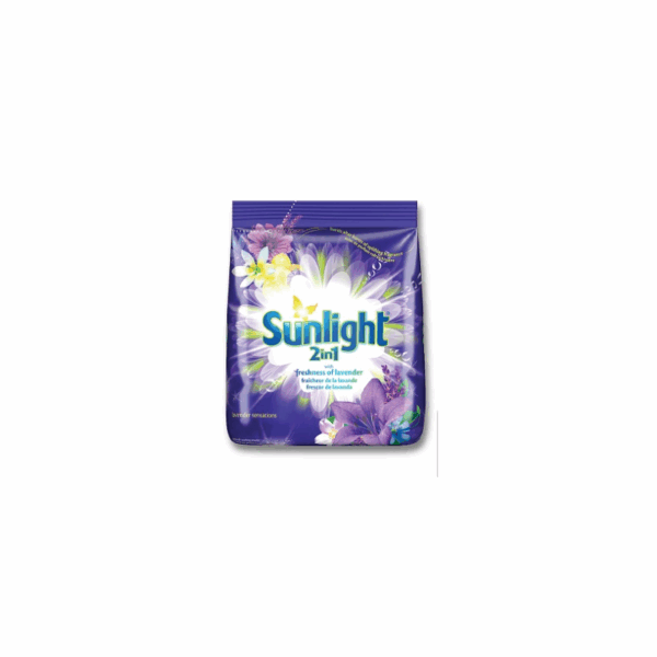 Sunlight Detergent Powder Lavander 500g Advanced Stain Removal, Outstanding Whiteness, Long-lasting Freshness 68660793 (Set of 3)