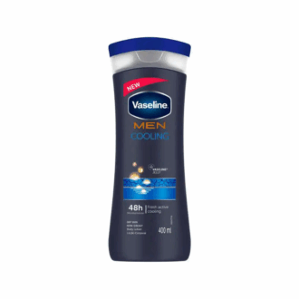Vaseline Men Body Lotion Cooling 400ml Boosts Suppleness Nourishes and Conditions the Skin69729775 (Set of 3)