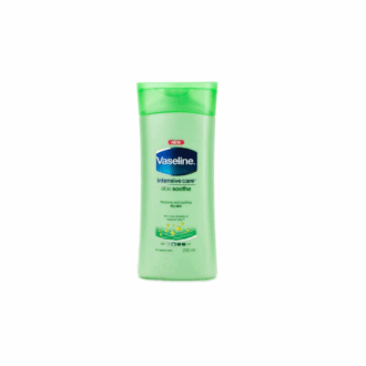 Vaseline Body Lotion Intensive Care Aloe Soothe 200ml Non Sticky Lotion, Featherlight Formula with Non Greasy Feel 67315968 (Set of 3)