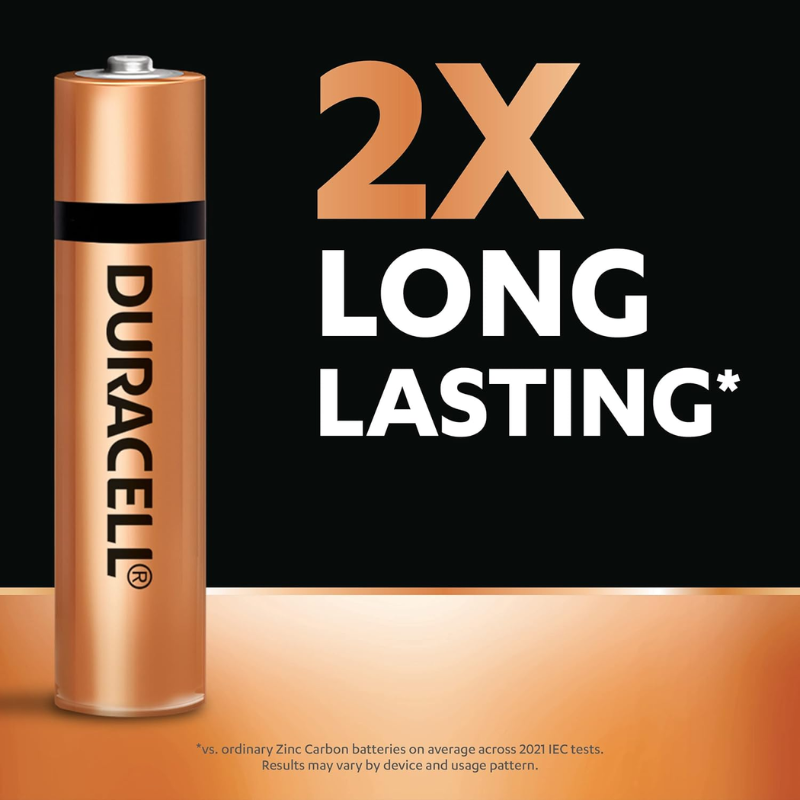 Duracell Alkaline Battery AAA 2Pcs Per Pack LR03/MN2400 (Set of 12Pcs)