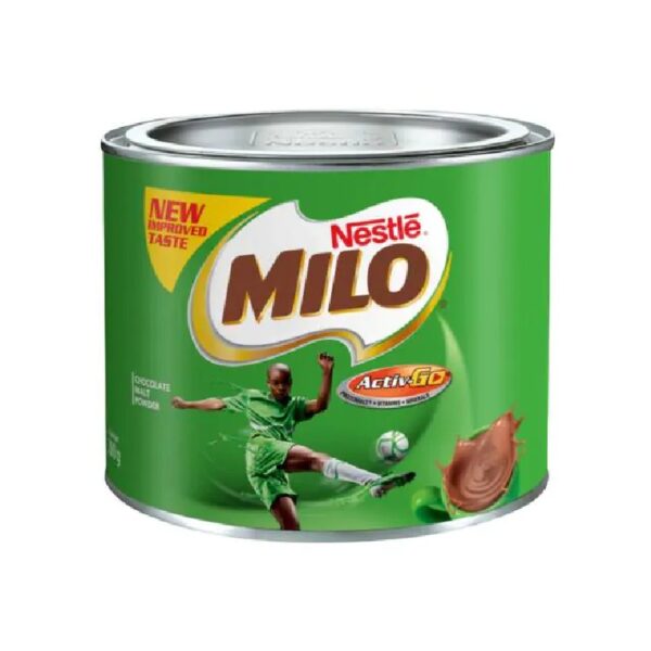 Nestle Milo Chocolate Milk Powder Active-Go, Low GI, Source of Protein, 8 Vitamins & Minerals, 100g Tin