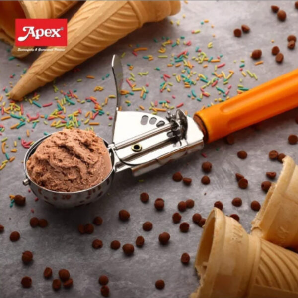 Apex Ice Cream Scoop Stainless Steel Head with Ergonomic Handle 450469