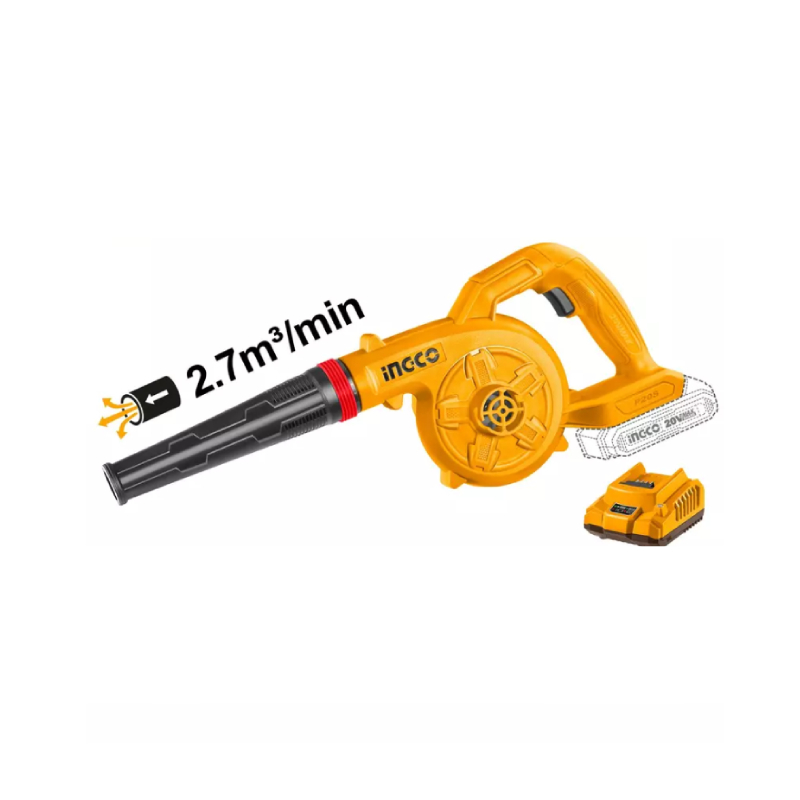 Ingco Lithium-Ion Cordless Blower, Packed by Color Box CABLI200281