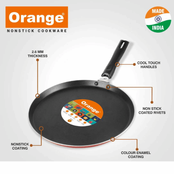Orange Non-Stick Tapper Pan 30cm ONSC031