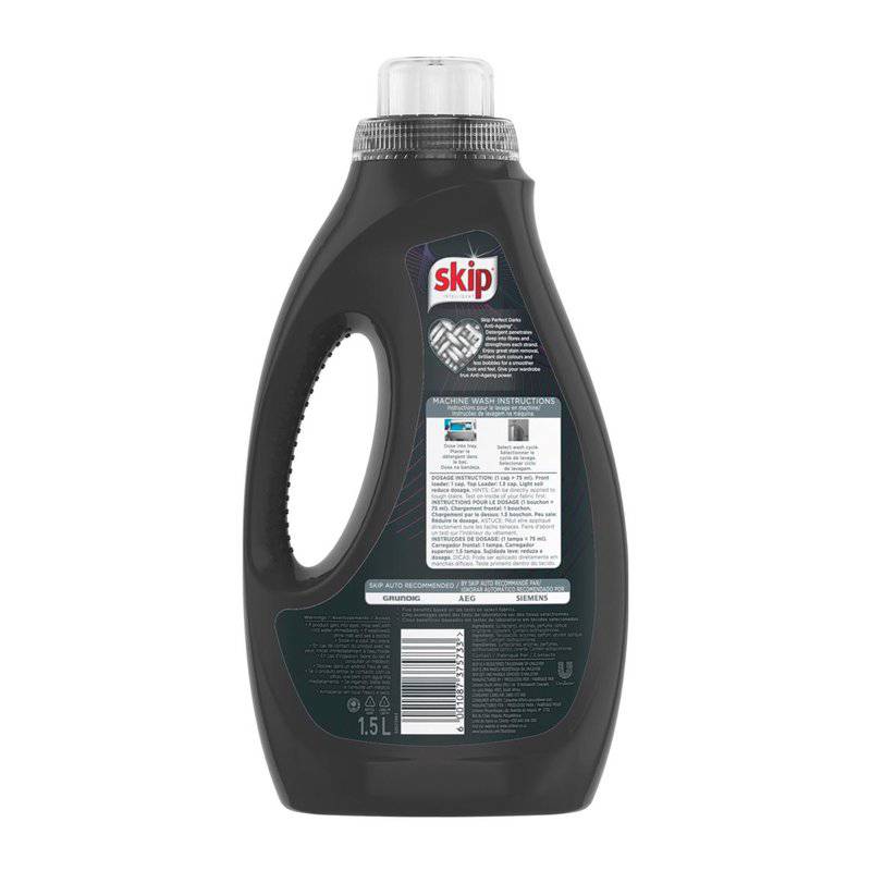 Skip Auto Washing Liquid Perfect for Dark Clothes 1.5L Set of 3 SPFDC