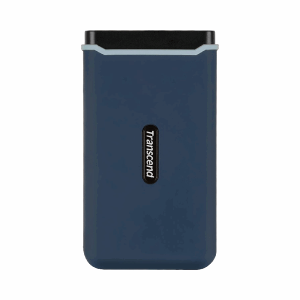 Transcend External SSD 1TB, PCIe to USB 3.1 Gen 2 Type-C, Transfer speeds up to 1,050 MB/s, Portable SSD, Rugged Solid State Drive, Type-A and Type-C cables, 3D NAND Flash Memory TS1TESD370C