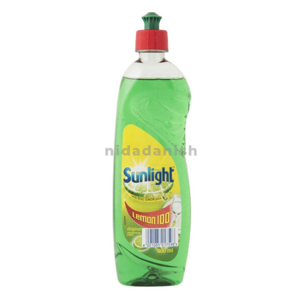Sunlight Dishwashing Liquid 400ml Regular (Lemon) (Set of 6Pcs)