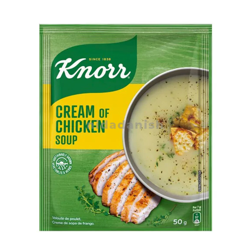 Knorr Packet Soup 50gm Cream of Chicken Set of 10