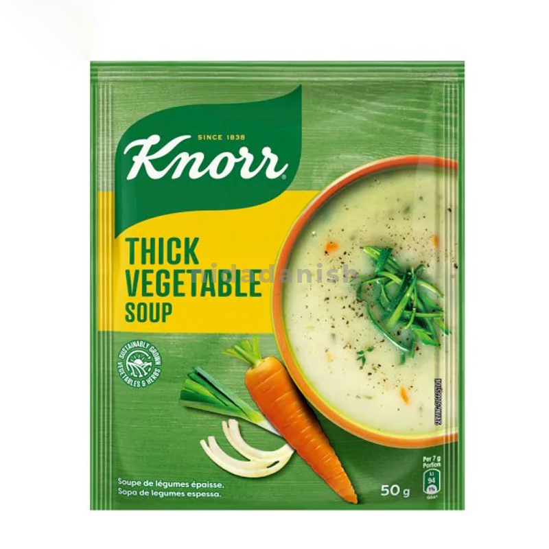 Knorr Packet Soup 50gm Thick Vegetable Set of 10